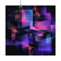 Velvet Static Memory original KOSVYRE art print displayed with binder clips