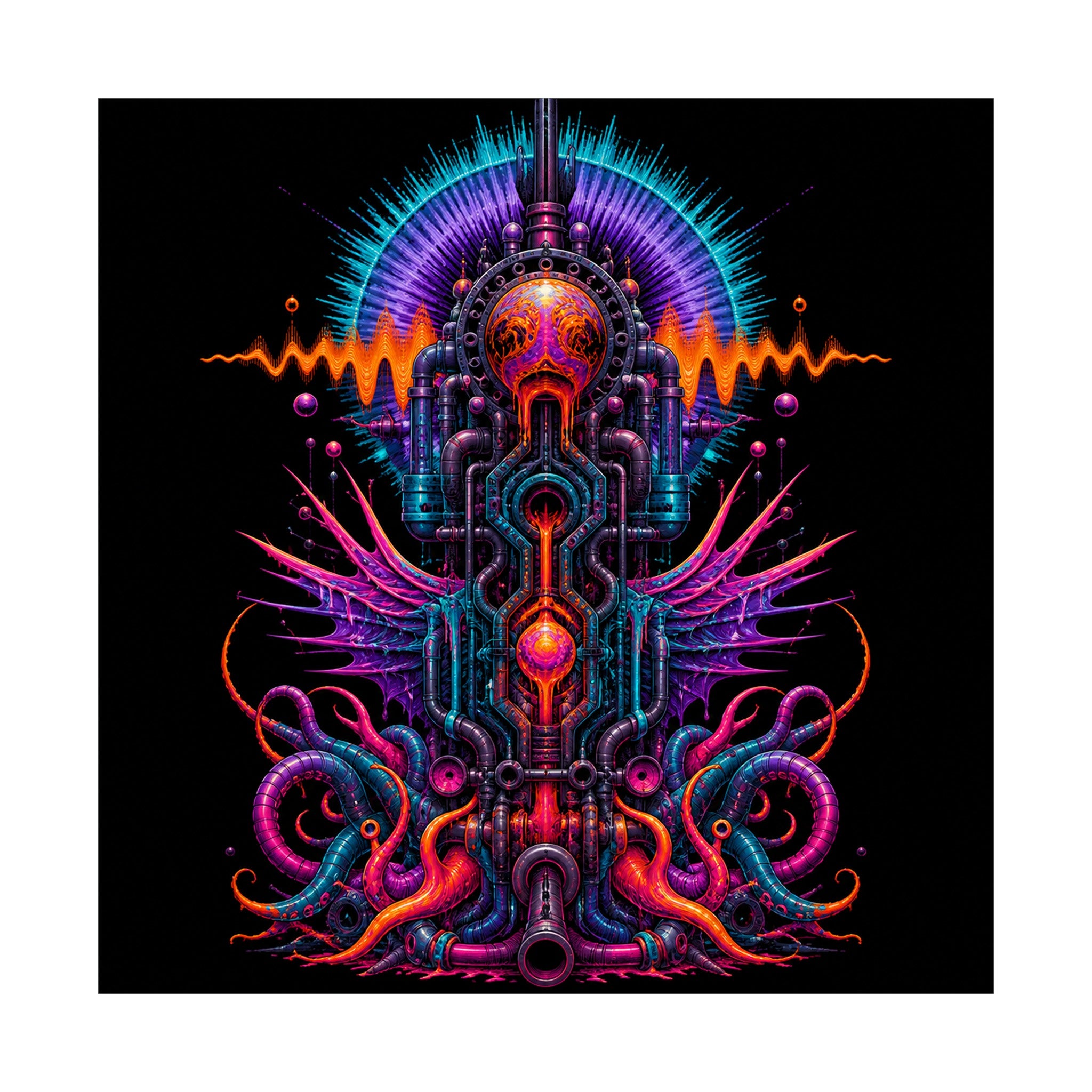 Wild Type Frequency original KOSVYRE art print shown on a clean white display
