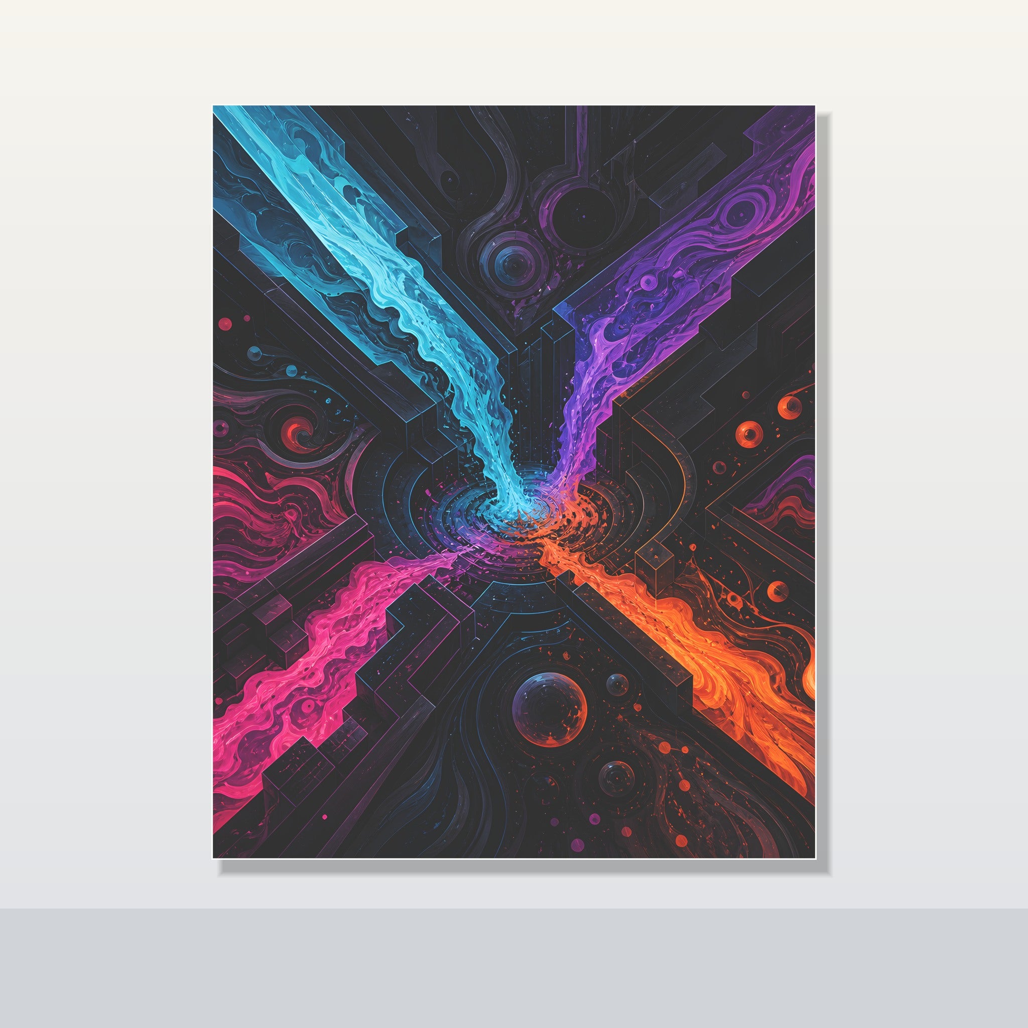 Zero Hour Inlet original KOSVYRE poster shown on a clean unframed display