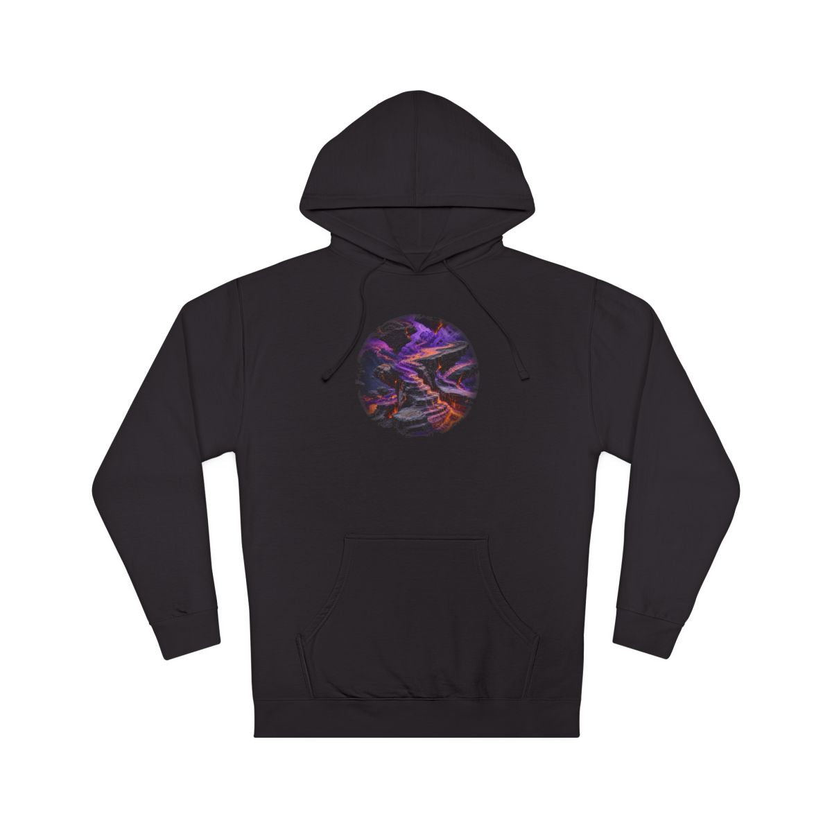 Twin Horizon Error KOSVYRE hoodie product mockup, front view