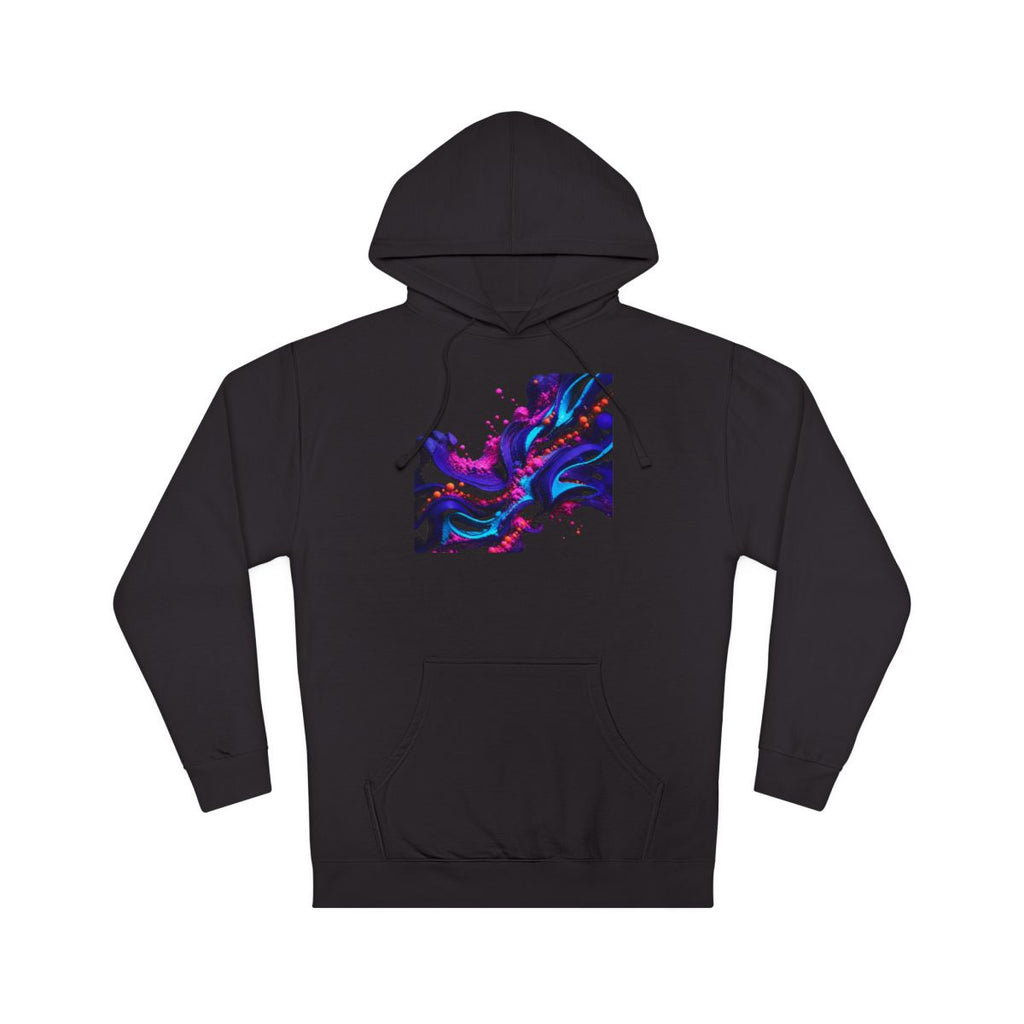 Ultraviolet Clay Signal KOSVYRE hoodie product mockup, front view
