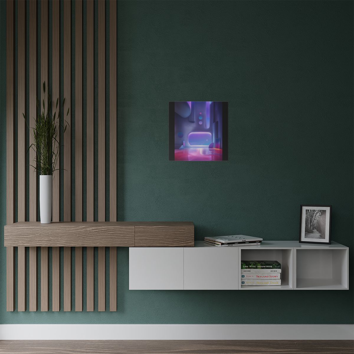 Ultraviolet Dream Terminal KOSVYRE art print product mockup, alternate view