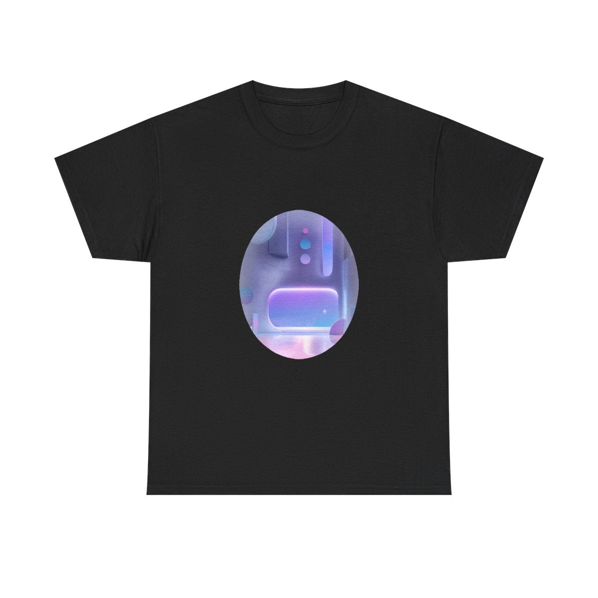 Ultraviolet Dream Terminal KOSVYRE graphic tee product mockup, front view
