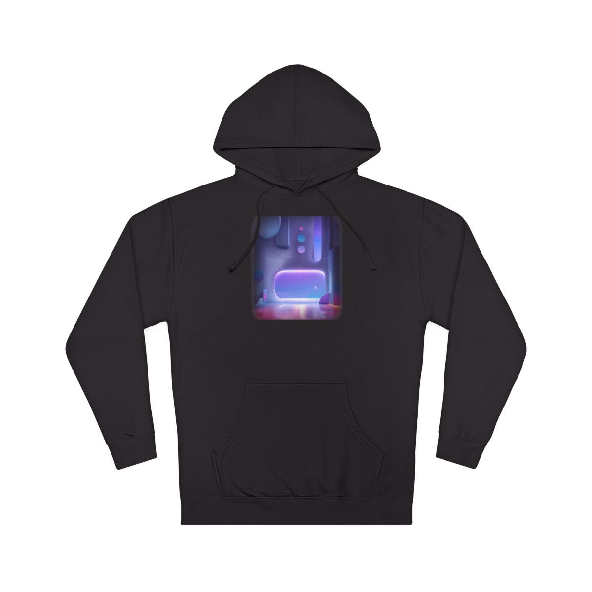 Ultraviolet Dream Terminal KOSVYRE hoodie product mockup, front view
