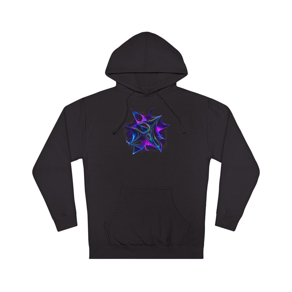 Ultraviolet Fauna KOSVYRE hoodie product mockup, front view