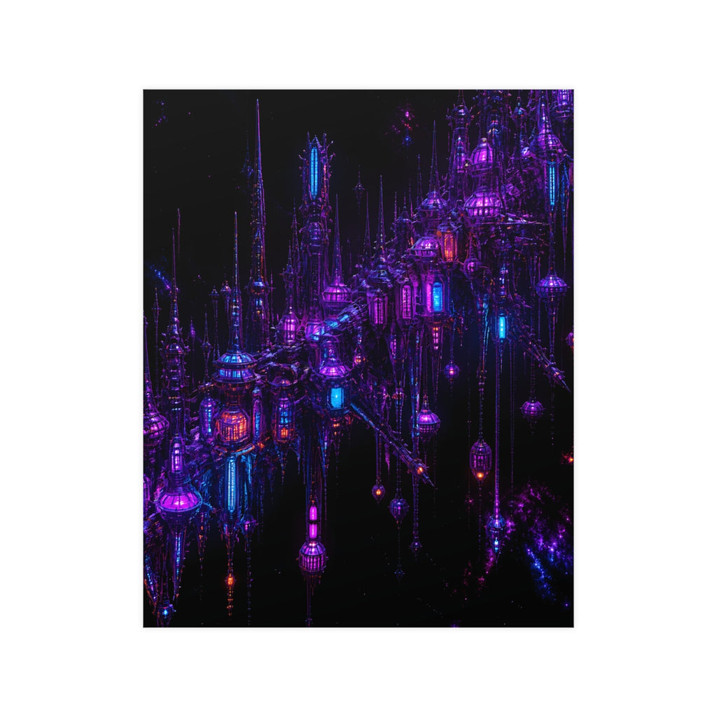 Ultraviolet Rookery KOSVYRE poster product mockup, front view