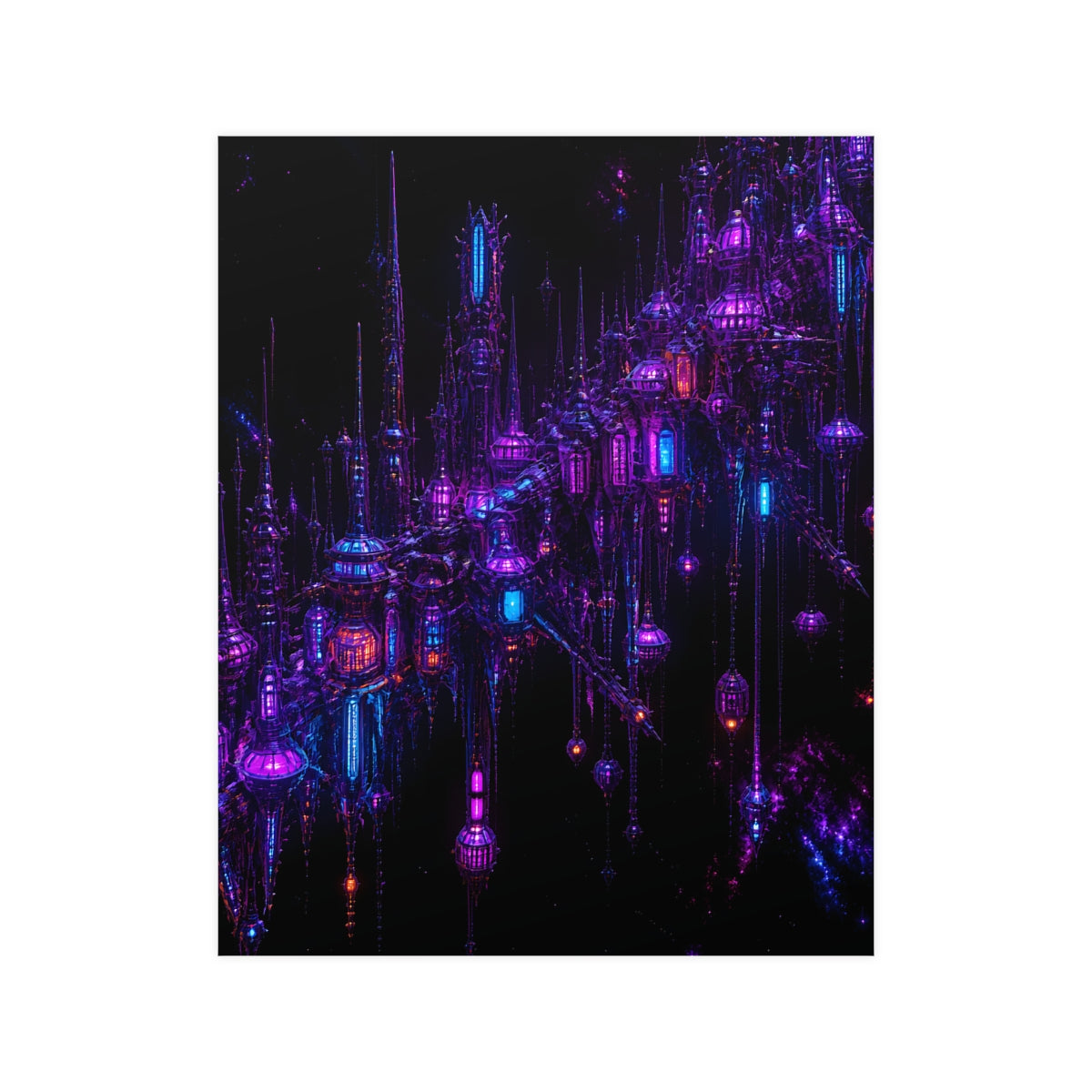 Ultraviolet Rookery KOSVYRE poster product mockup, front view