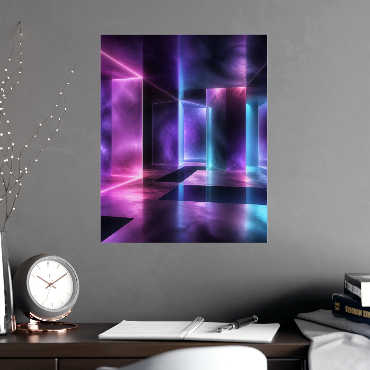 Ultraviolet Waiting Room KOSVYRE poster product mockup, alternate view