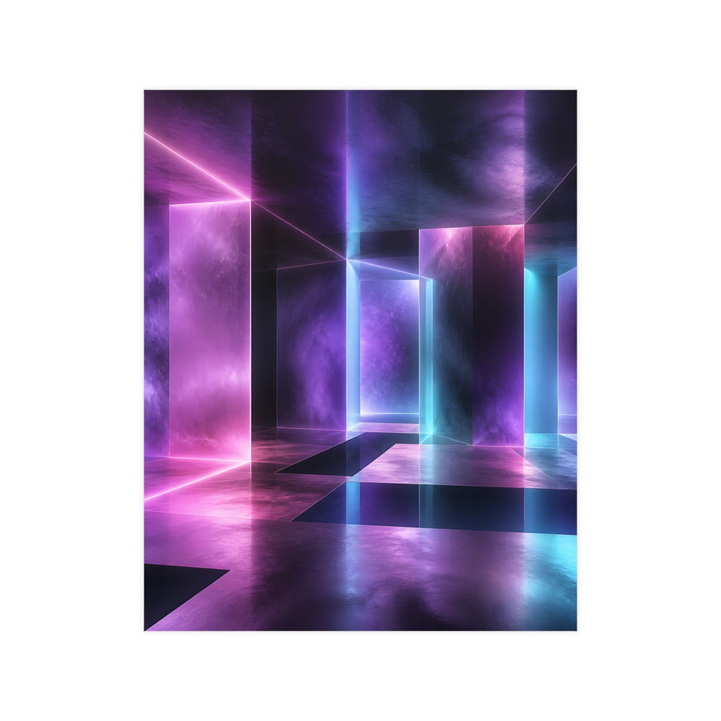 Ultraviolet Waiting Room KOSVYRE poster product mockup, front view