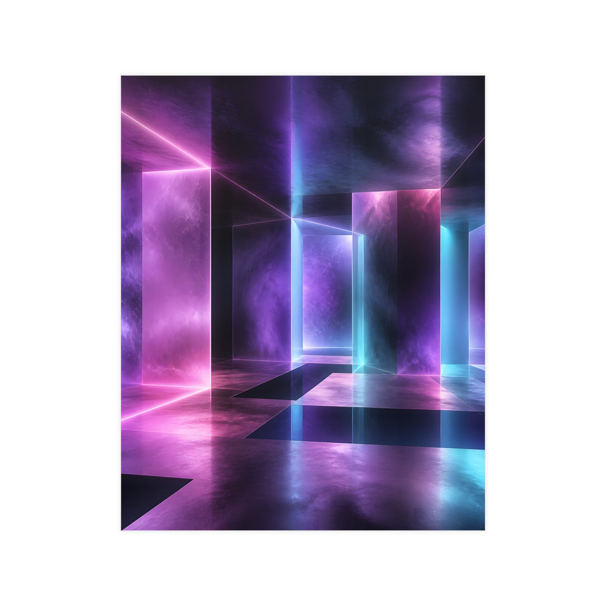 Ultraviolet Waiting Room KOSVYRE poster product mockup, front view