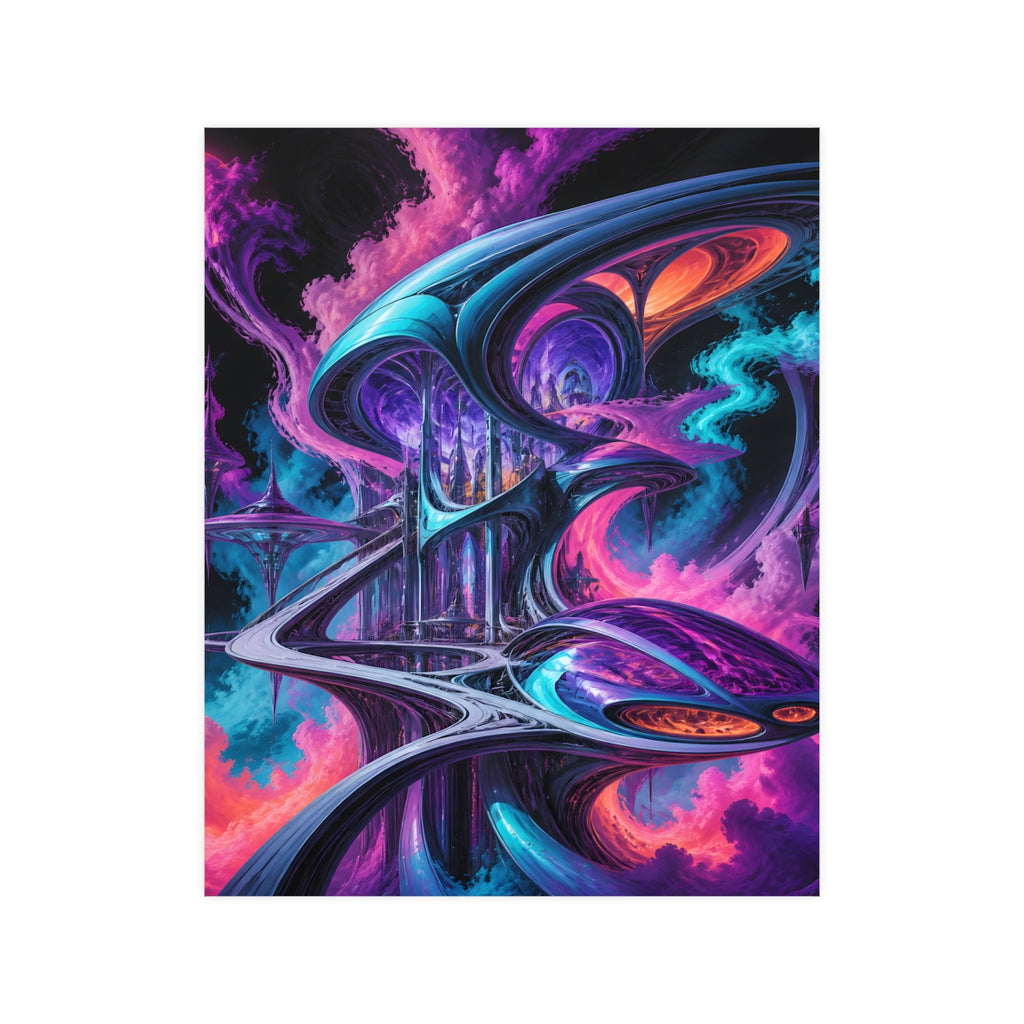 Vapor Arc Annex KOSVYRE poster product mockup, front view