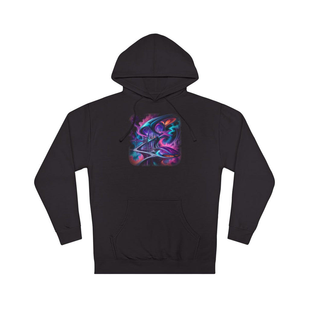Vapor Arc Annex KOSVYRE hoodie product mockup, front view