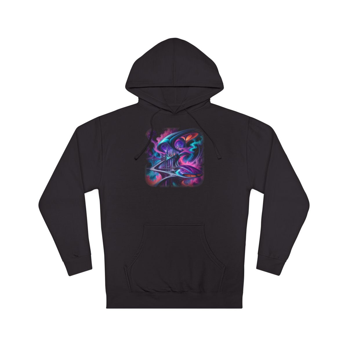 Vapor Arc Annex KOSVYRE hoodie product mockup, front view