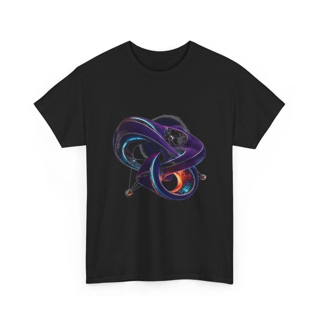 Velvet Causality KOSVYRE graphic tee product mockup, alternate front view