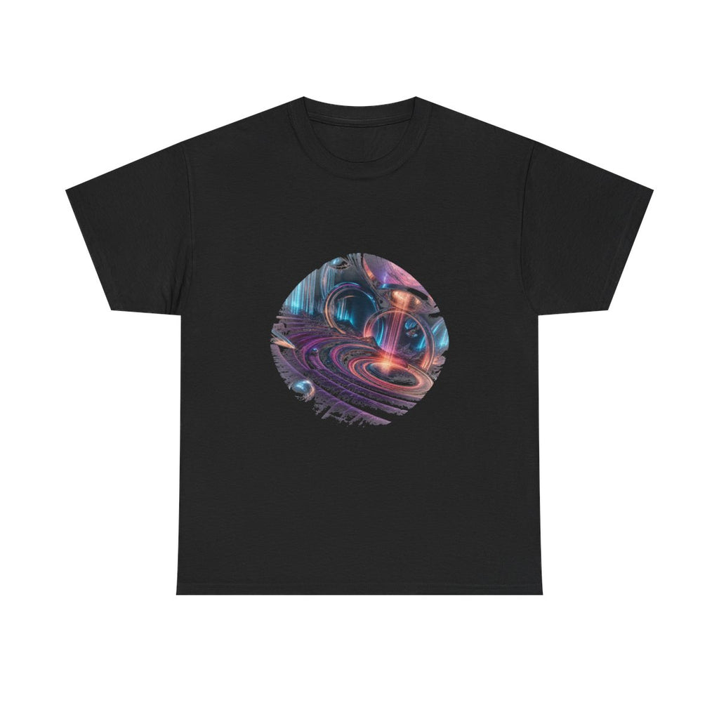 Velvet Circuit Amphitheater KOSVYRE graphic tee product mockup, front view