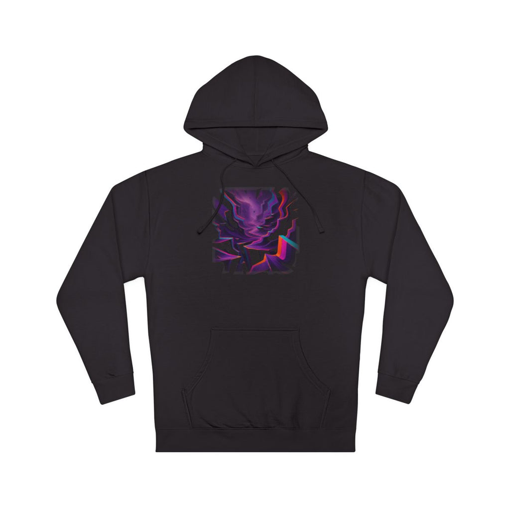 Velvet RGB Canyon KOSVYRE hoodie product mockup, front view
