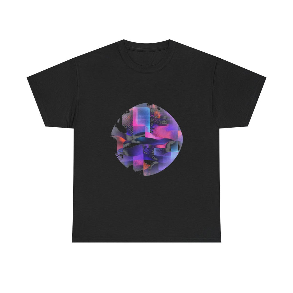 Velvet Static Memory KOSVYRE graphic tee product mockup, front view