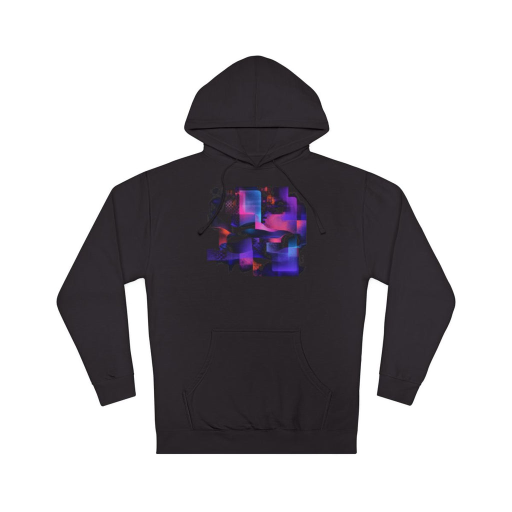 Velvet Static Memory KOSVYRE hoodie product mockup, front view