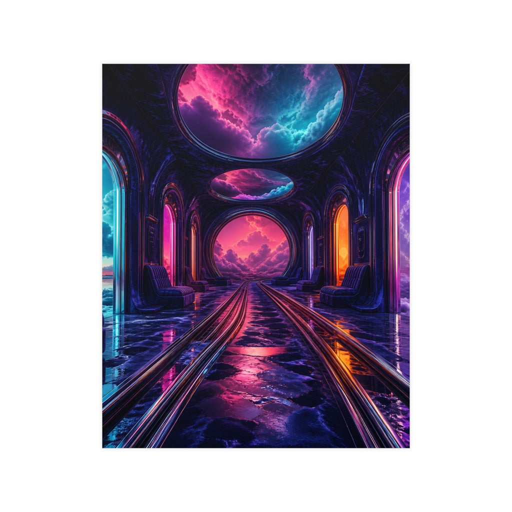 Velvet Transit KOSVYRE poster product mockup, front view
