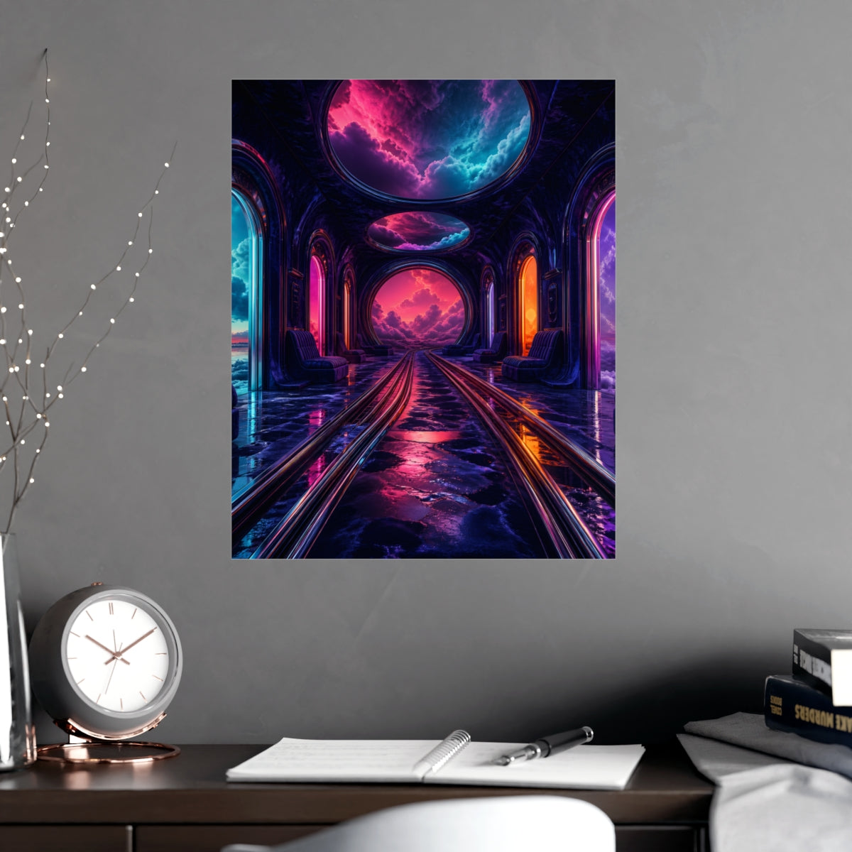 Velvet Transit KOSVYRE poster product mockup, alternate view
