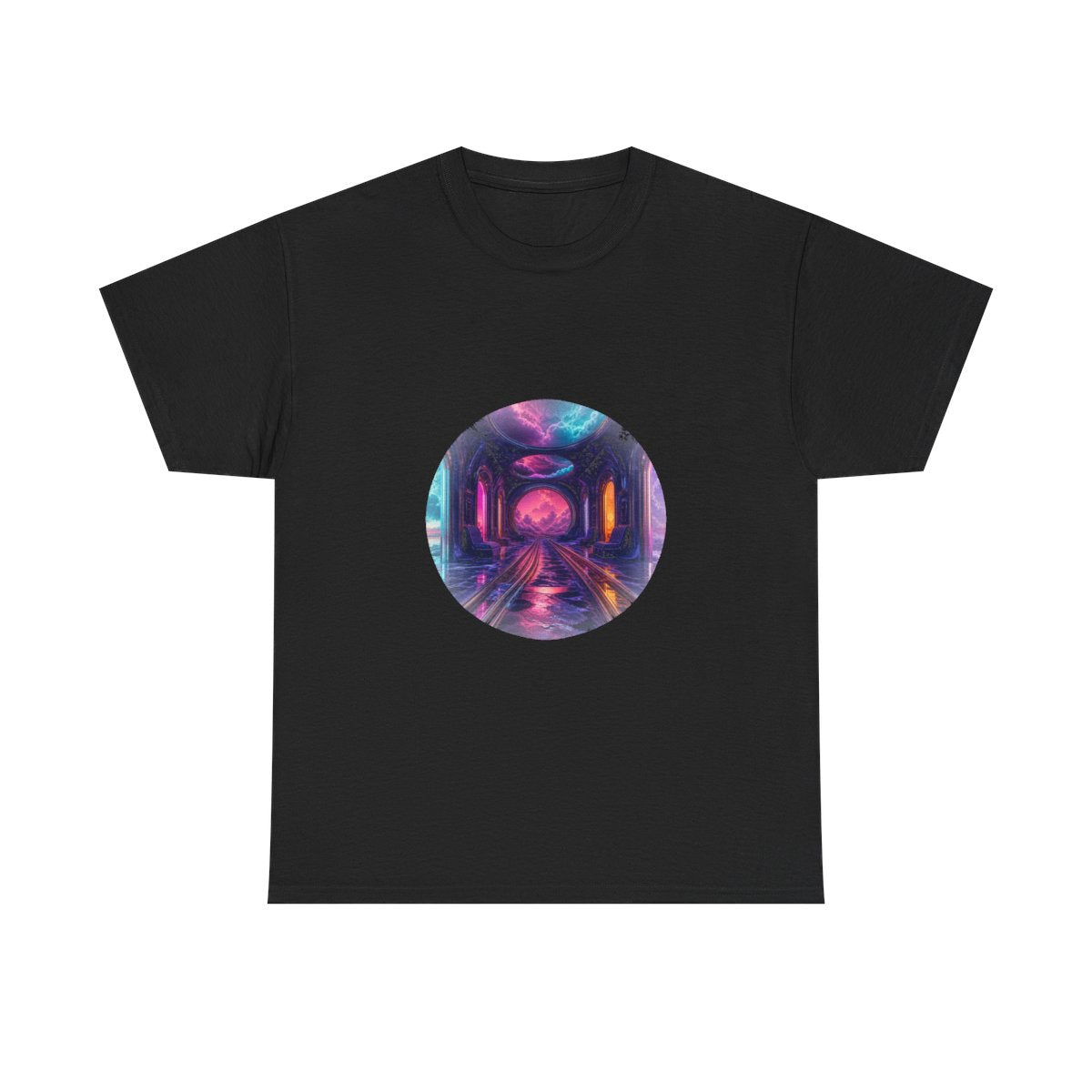 Velvet Transit KOSVYRE graphic tee product mockup, front view