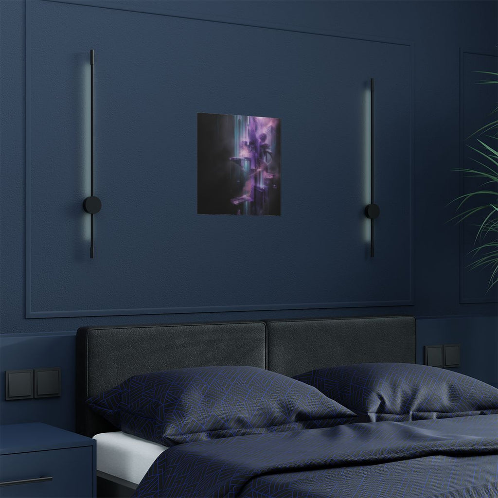 Violet Archive of Rain KOSVYRE art print product mockup, detail view
