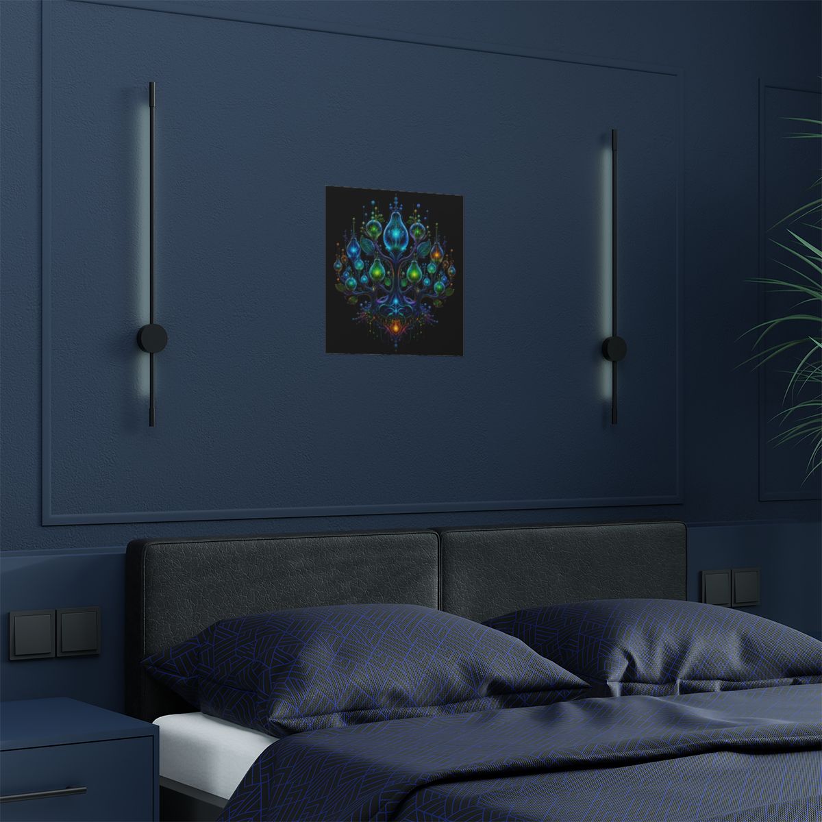 Weather Inside a Room KOSVYRE art print product mockup, detail view