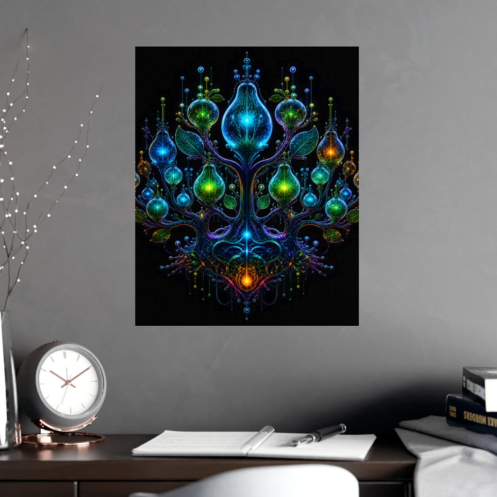 Weather Inside a Room KOSVYRE poster product mockup, alternate view
