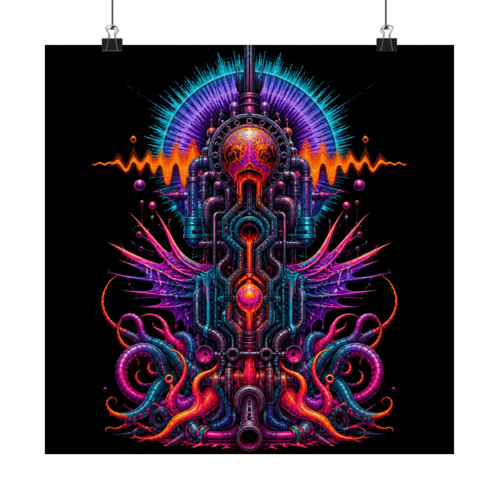 Wild Type Frequency KOSVYRE art print product mockup, alternate front view