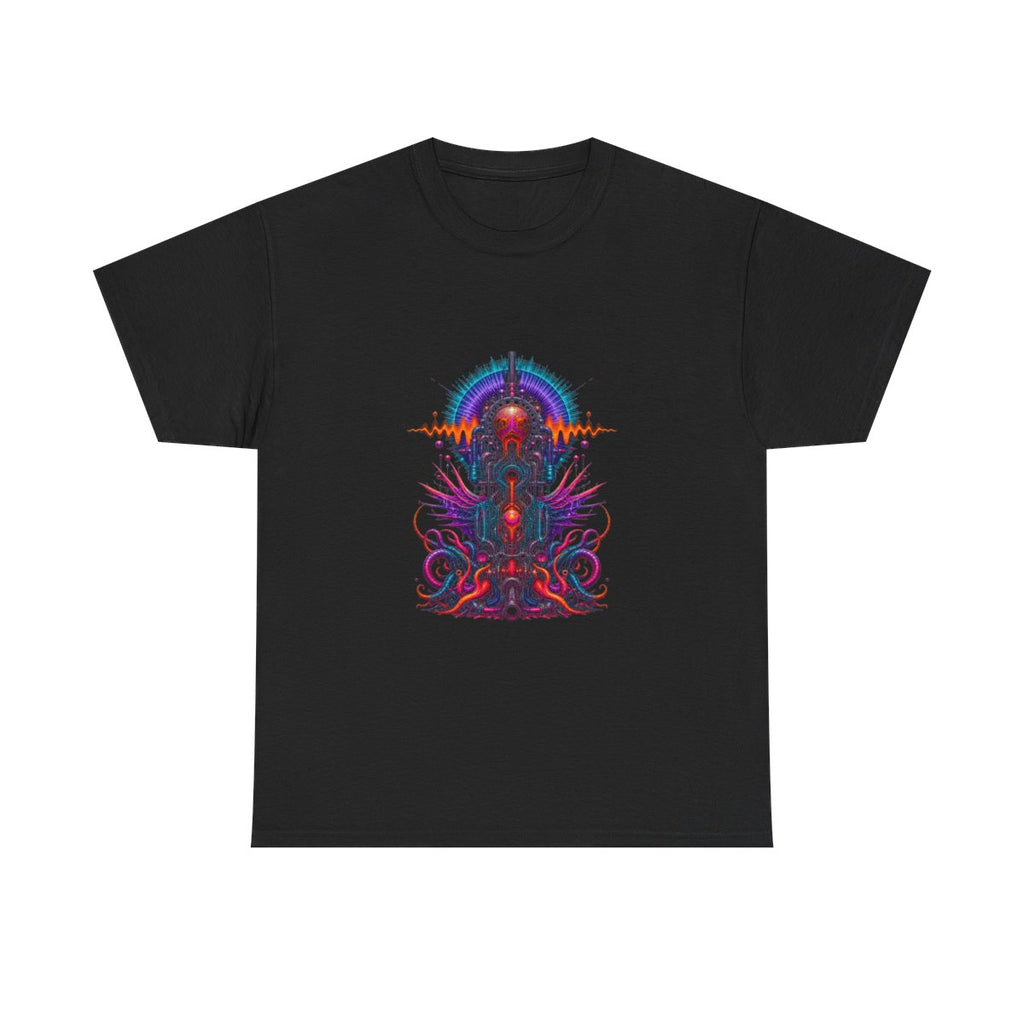 Wild Type Frequency KOSVYRE graphic tee product mockup, front view