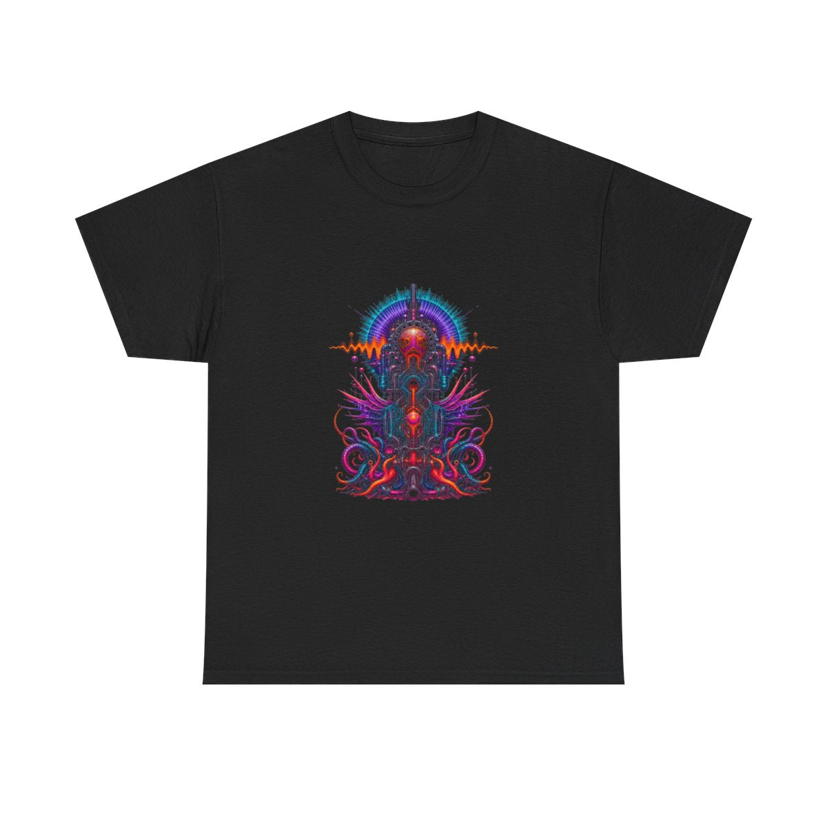 Wild Type Frequency KOSVYRE graphic tee product mockup, front view