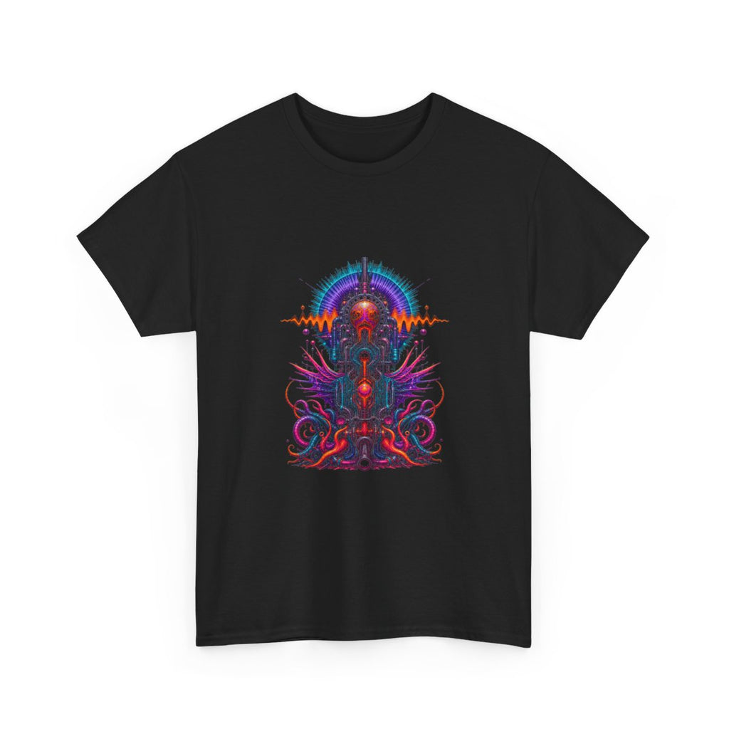 Wild Type Frequency KOSVYRE graphic tee product mockup, alternate front view