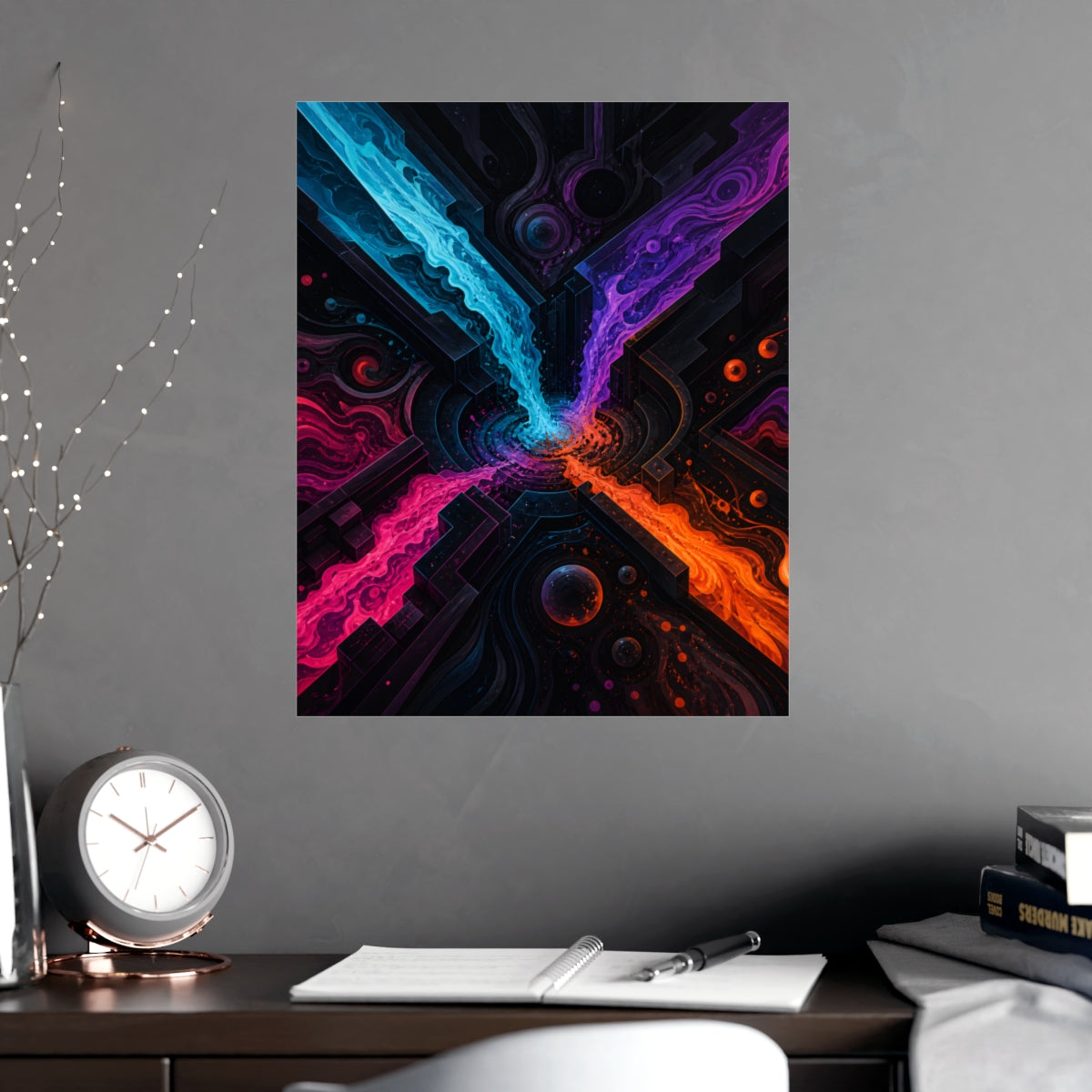 Zero Hour Inlet KOSVYRE poster product mockup, alternate view